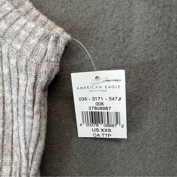 Nwt xxs AE streatch HIGH NECK TANK TOP - Picture 7 of 10